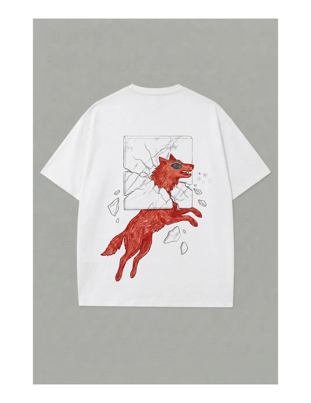 Camiseta Porcelanato Blanco