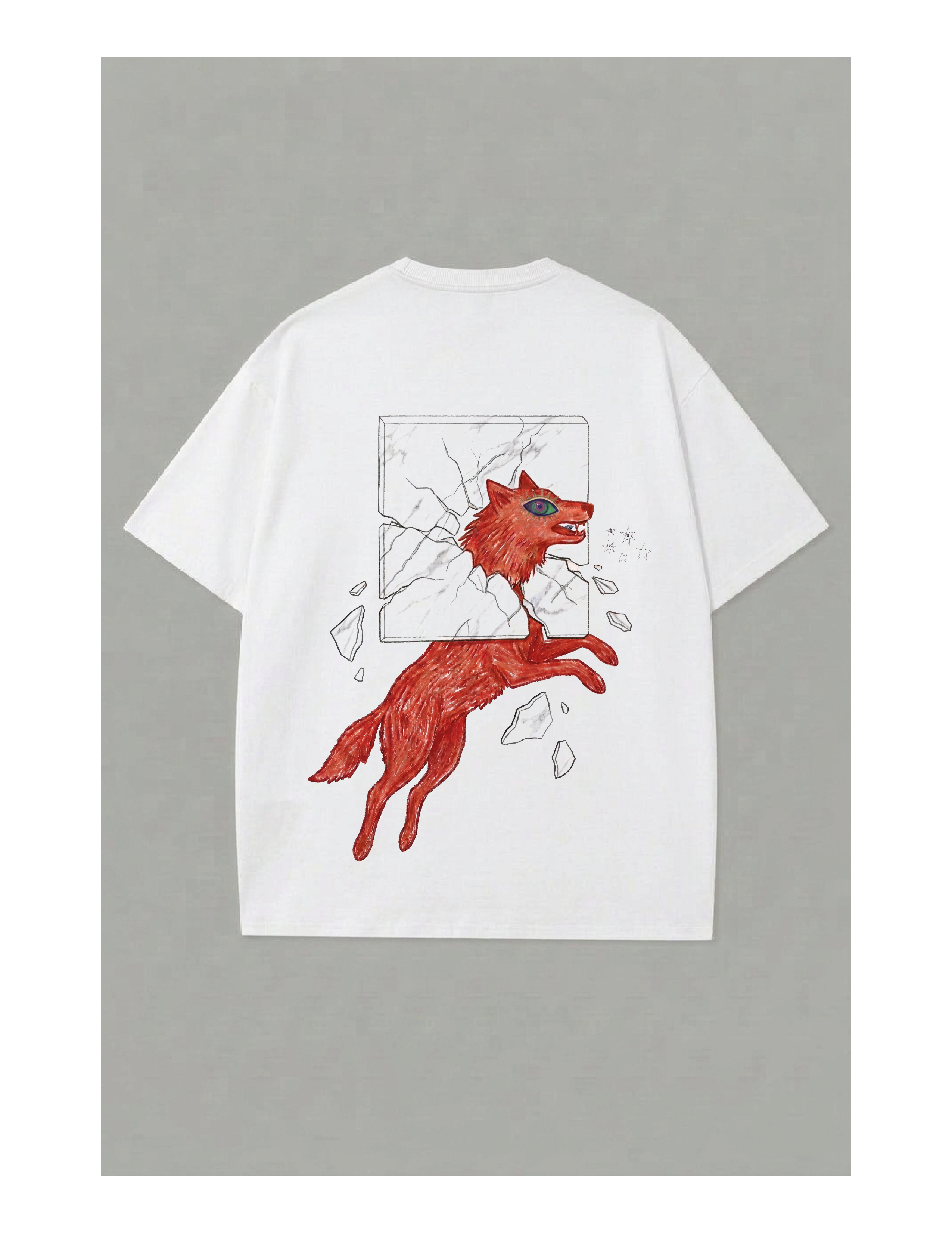 Camiseta Porcelanato Blanco