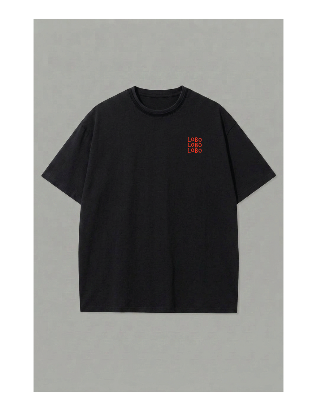 Camiseta Tres Lobos - Negra
