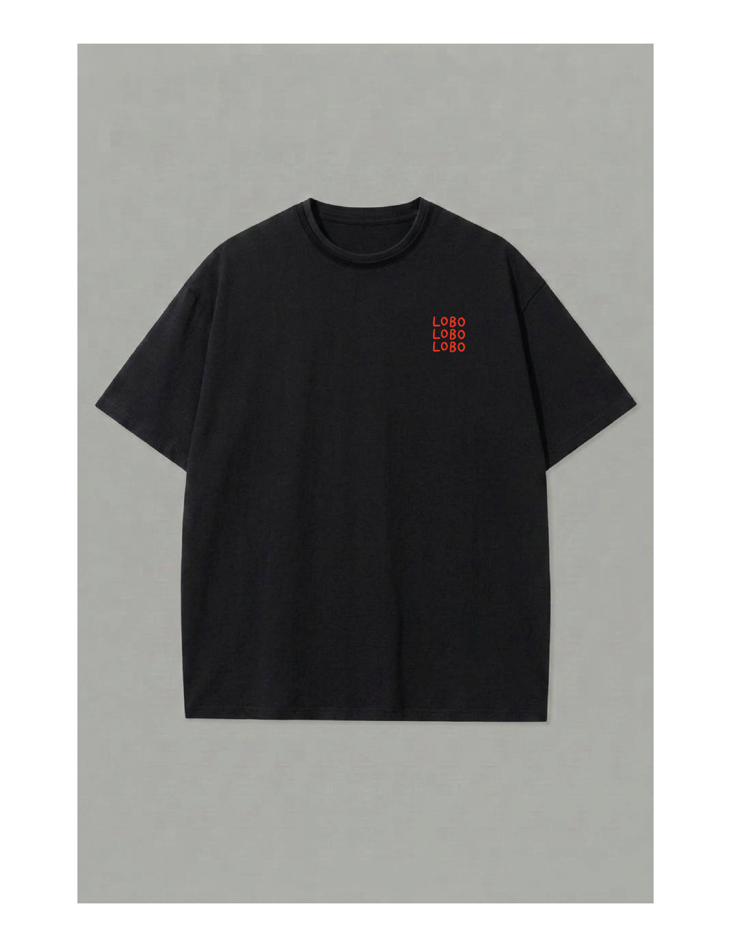 Camiseta Tres Lobos - Negra