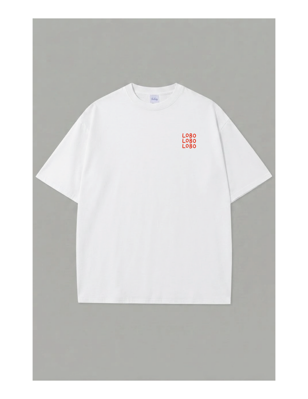 Camiseta Corazón Lobo - Blanca