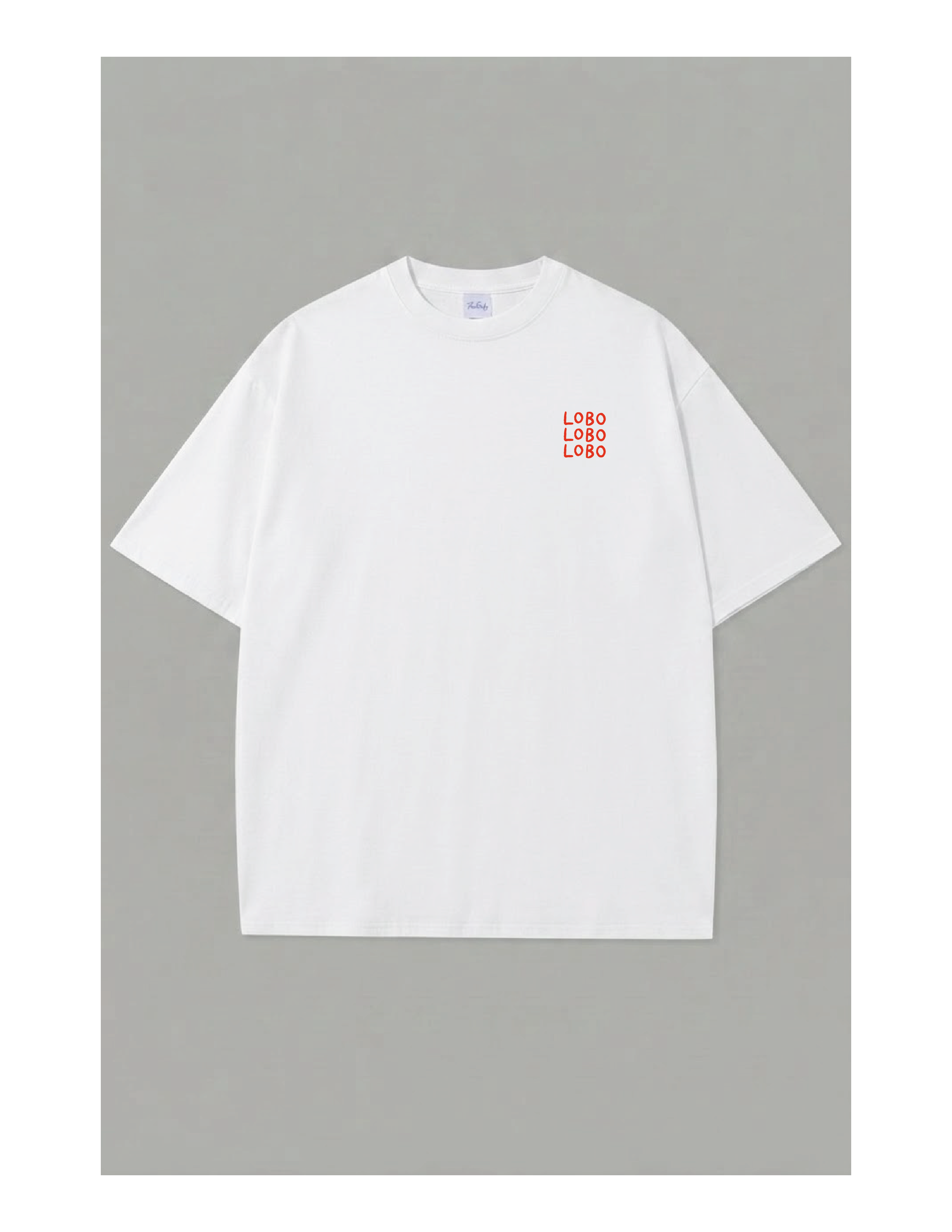 Camiseta Corazón Lobo - Blanca