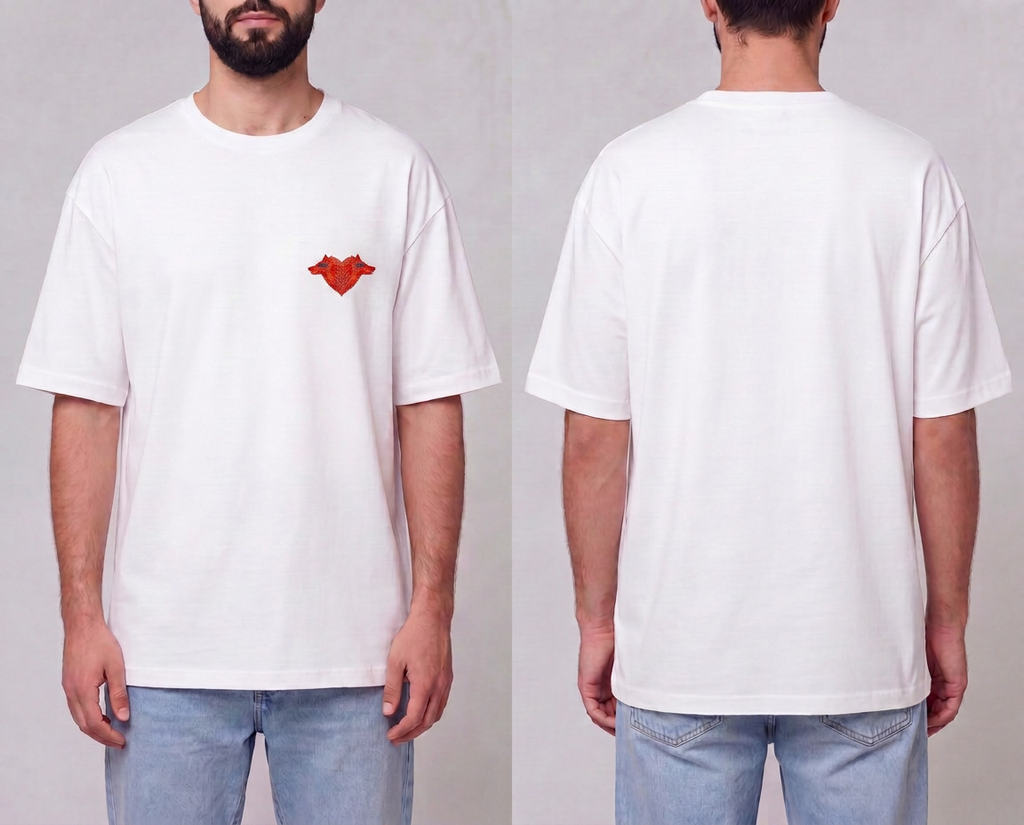 Camiseta básica Corazoncito Lobo